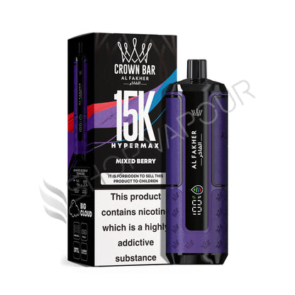 Al Fakher Crown Bar 15k Hyper Max Disposable Vape - Mixed Berry