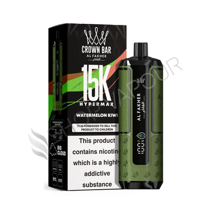 Al Fakher Crown Bar 15k Hyper Max Disposable Vape - Watermelon Kiwi
