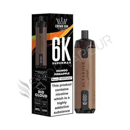 Al Fakher Crown Bar 6K Supermax Disposable Vape Kit - Mango Pineapple