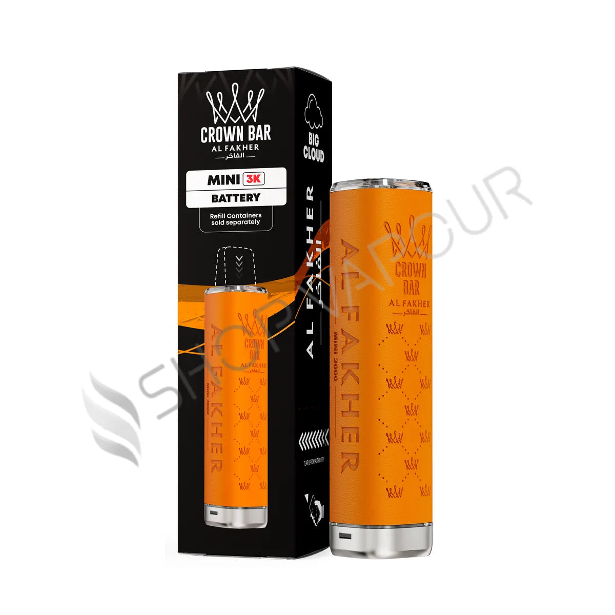 Al Fakher Crown Bar Mini 3K Prefilled Pod Kit - Orange