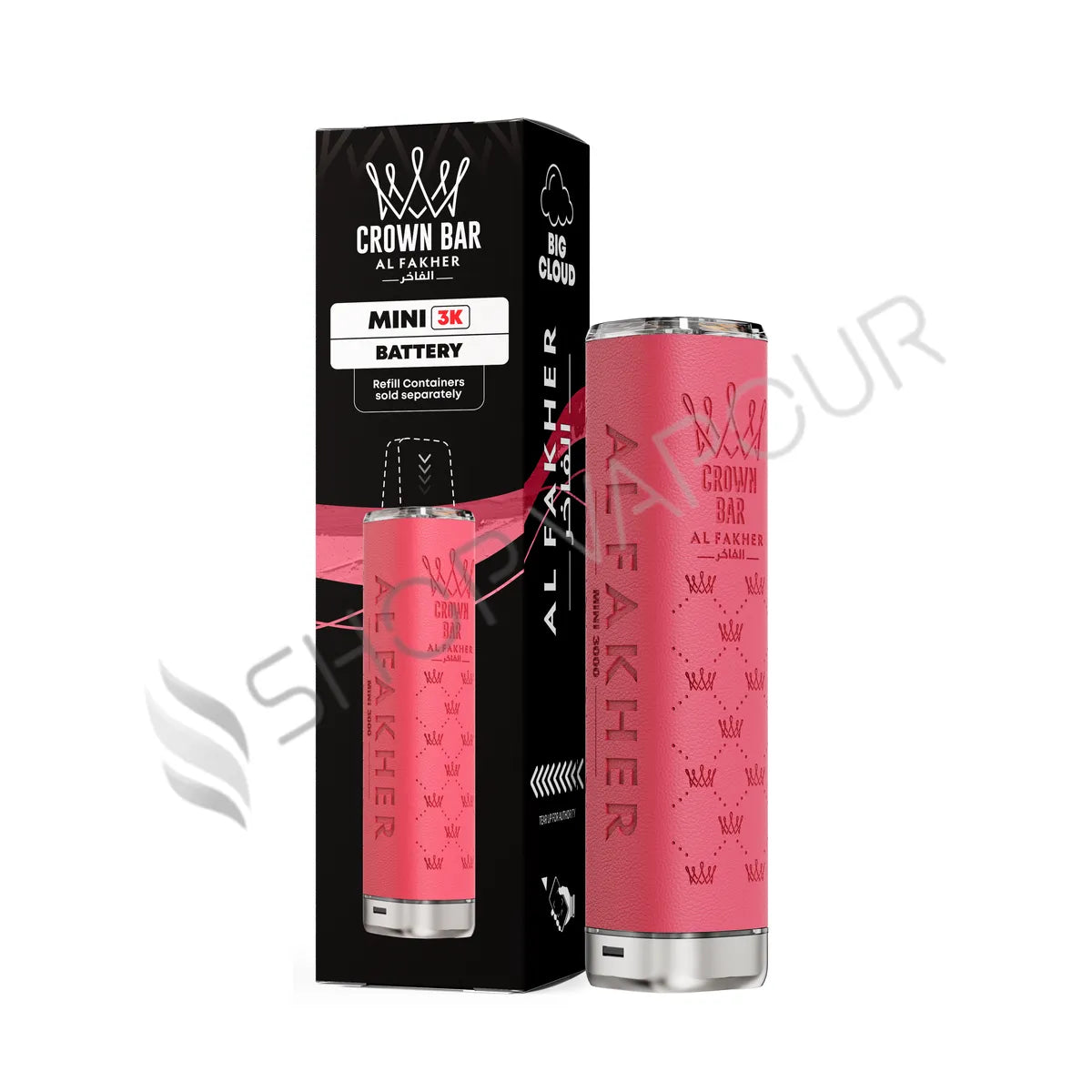 Al Fakher Crown Bar Mini 3K Prefilled Pod Kit - Pink
