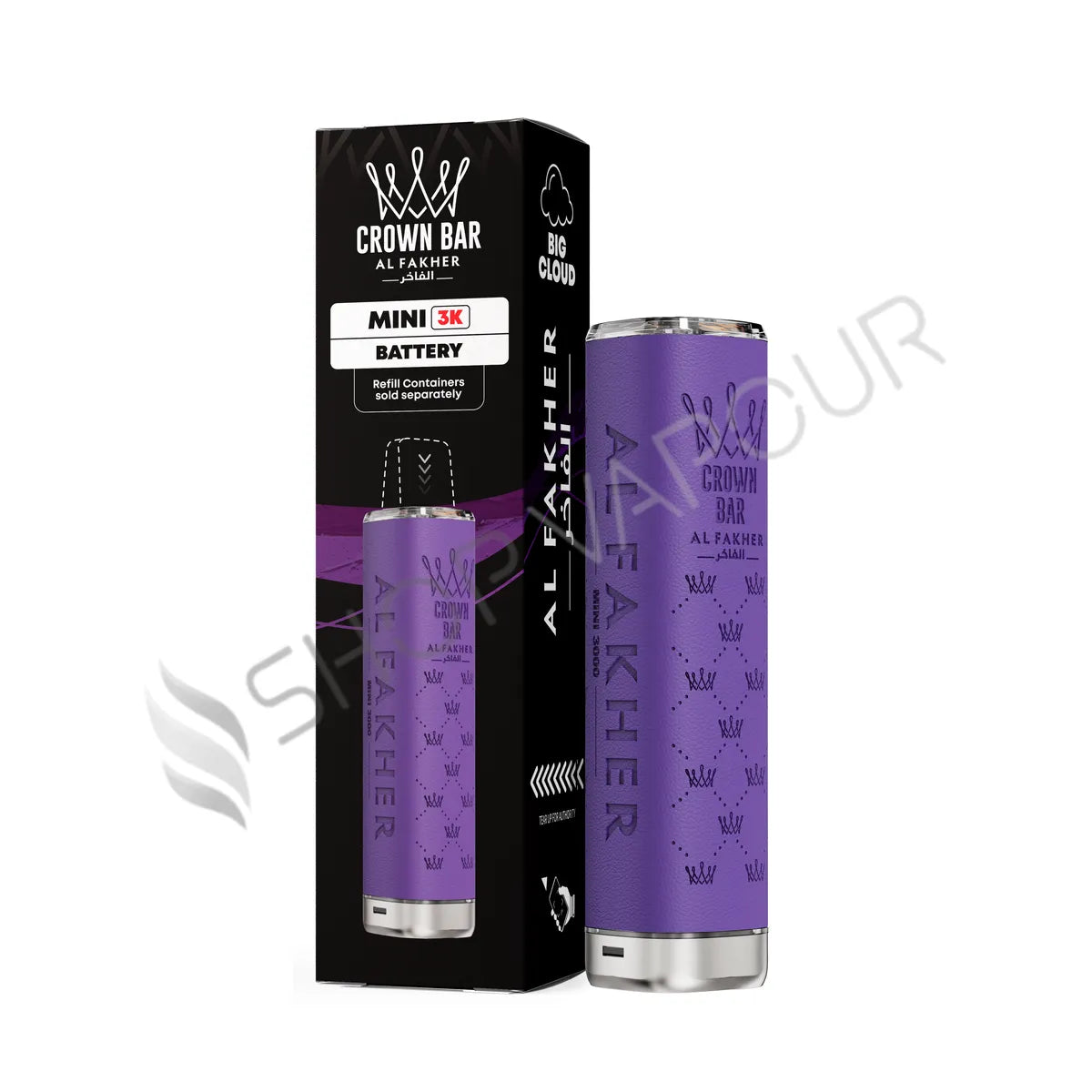 Al Fakher Crown Bar Mini 3K Prefilled Pod Kit - Purple