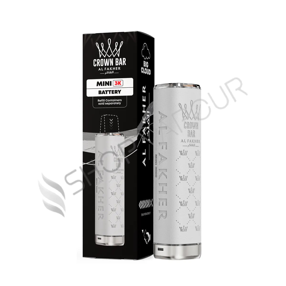 Al Fakher Crown Bar Mini 3K Prefilled Pod Kit - White