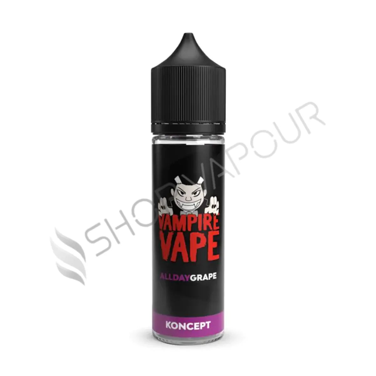 All Day Grape 50ml Shortfill E-Liquid by Vampire Vape Koncept