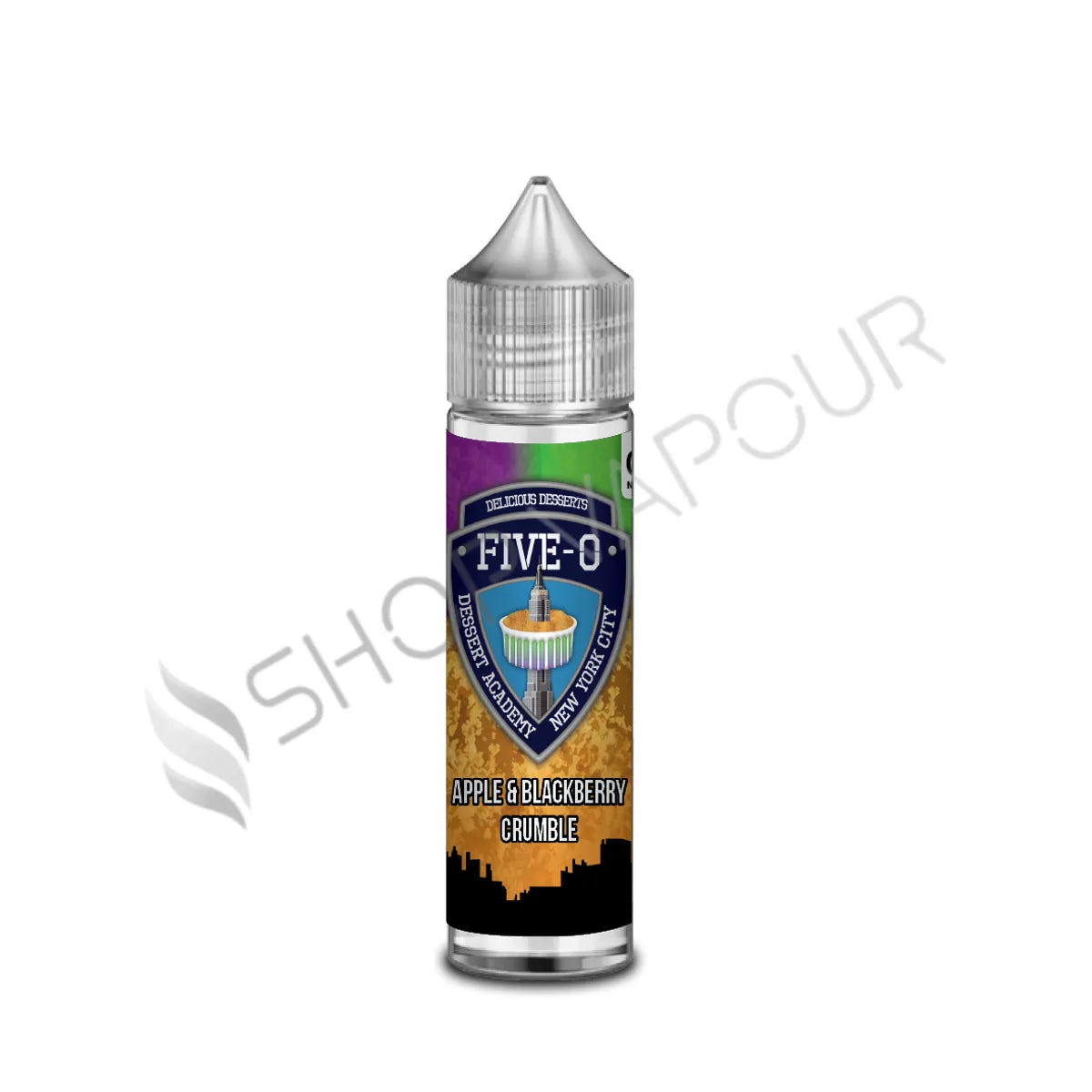 Apple & Blackberry Crumble 50ml Shortfill E-Liquid by Five-O