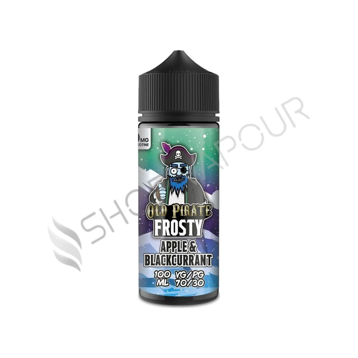 Apple & Blackcurrant 100ml Shortfill E-Liquid by Old Pirate Frosty