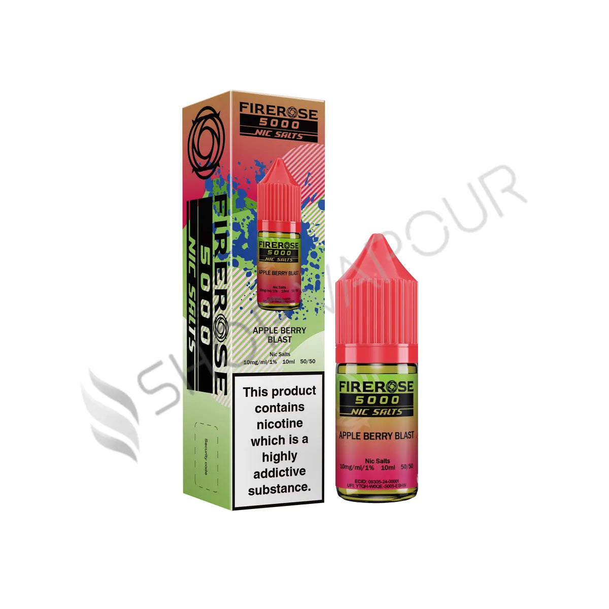 Apple Berry Blast Nic Salt E-Liquid by Elux Firerose 5000