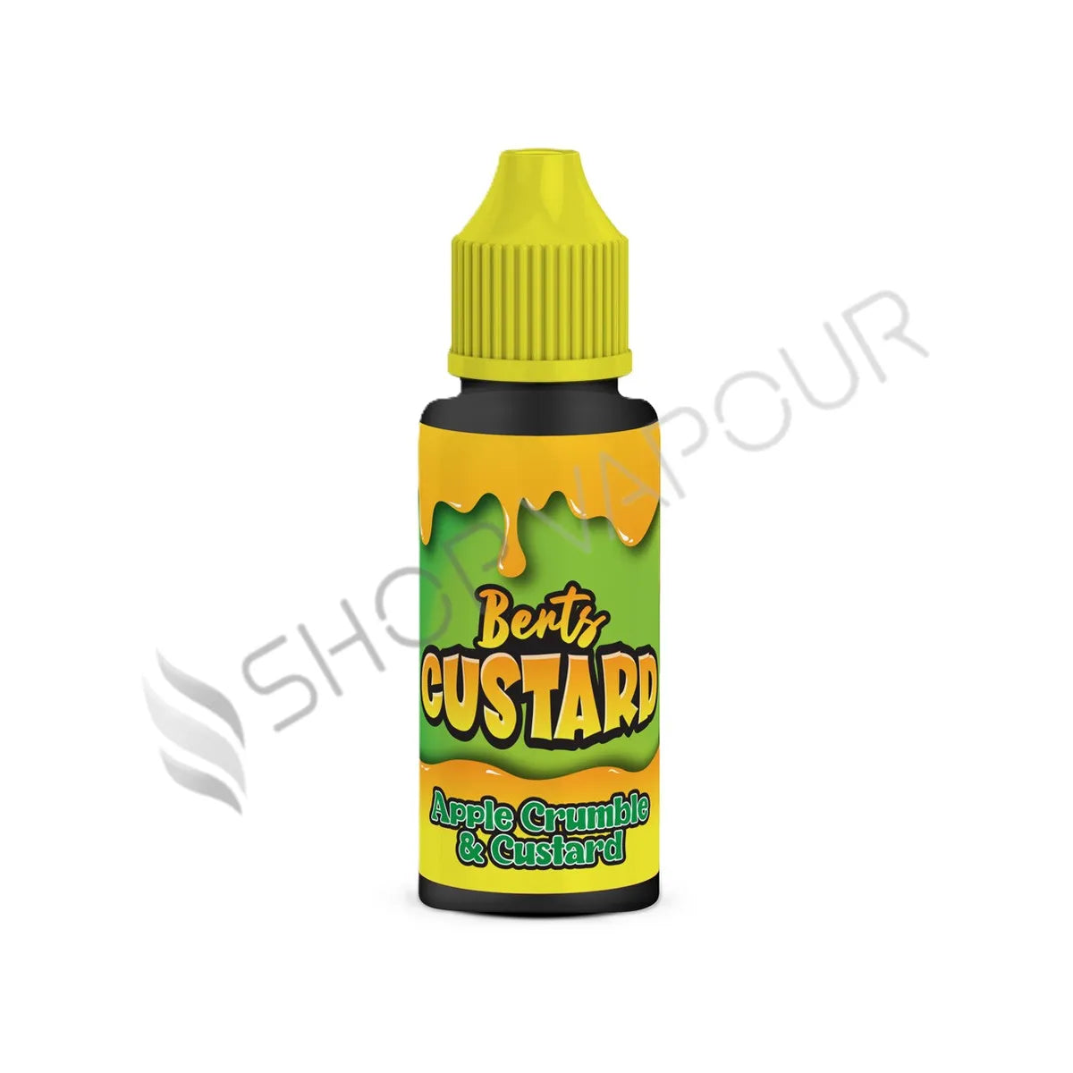Apple Crumble & Custard 100ml Shortfill E-Liquid by Berts Custard