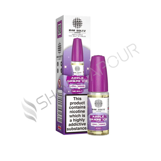 Apple Grape Ice Nic Salt E-Liquid by Bar Soltz Legend