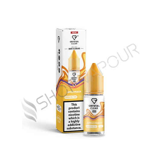 Apple Peach Bar Salts Nic Salt by Crystal Clear