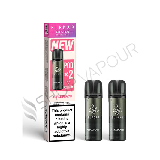 Apple Peach Elfa Pro Prefilled Pods by Elf Bar