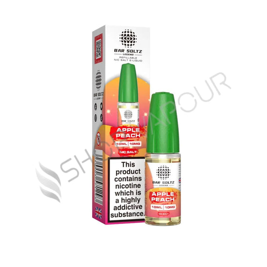Apple Peach Nic Salt E-Liquid by Bar Soltz Legend