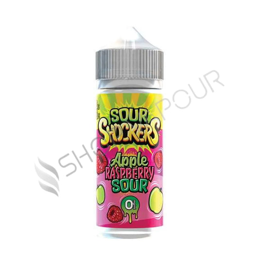 Apple Raspberry Sour 100ml Shortfill E-Liquid by Sour Shockers