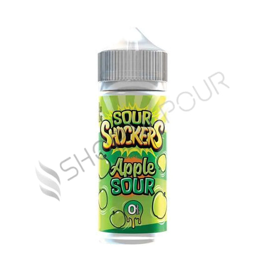 Apple Sour 100ml Shortfill E-Liquid by Sour Shockers