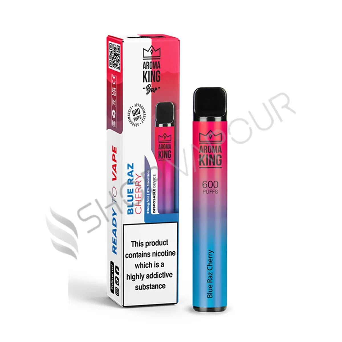 Aroma King 600 Disposable Vape - Blue Razz Cherry