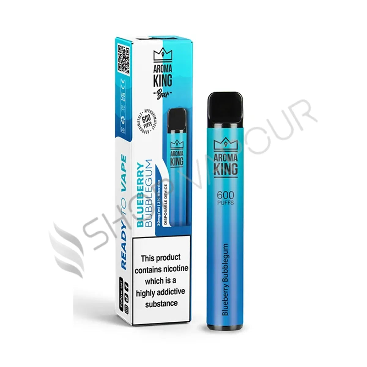 Aroma King 600 Disposable Vape - Blueberry Bubblegum