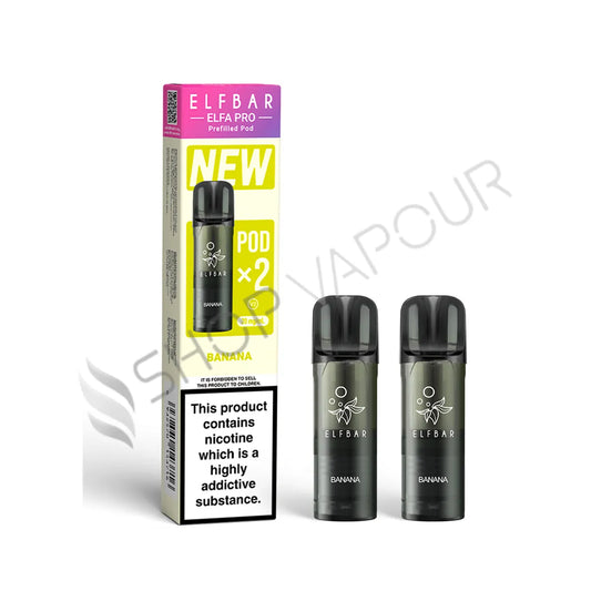 Banana Elfa Pro Prefilled Pods by Elf Bar