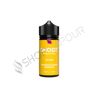 Banana Foam Sweets 100ml Shortfill E-Liquid by Vapes Bars Ghost
