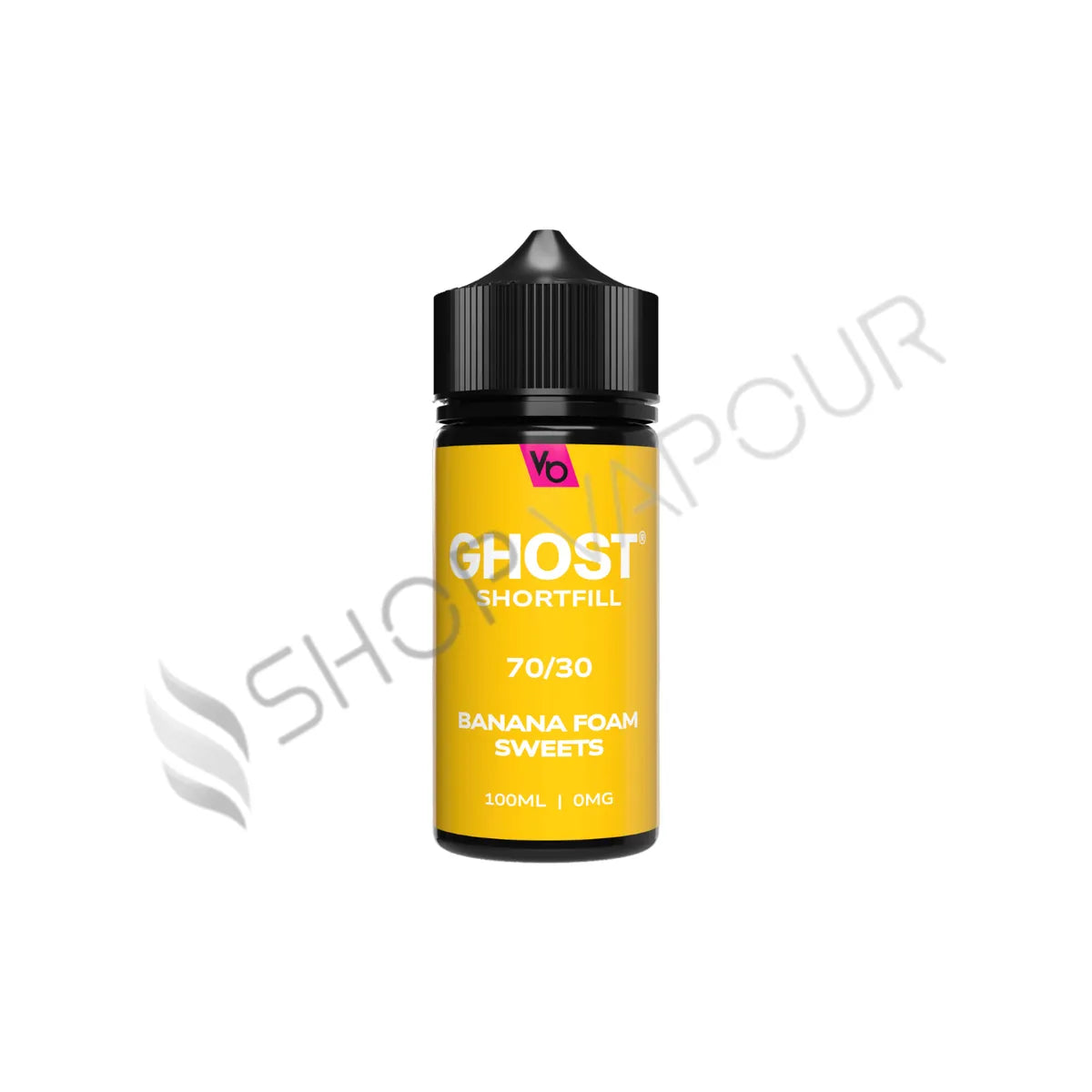 Banana Foam Sweets 100ml Shortfill E-Liquid by Vapes Bars Ghost