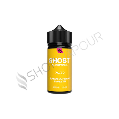 Banana Foam Sweets 100ml Shortfill E-Liquid by Vapes Bars Ghost