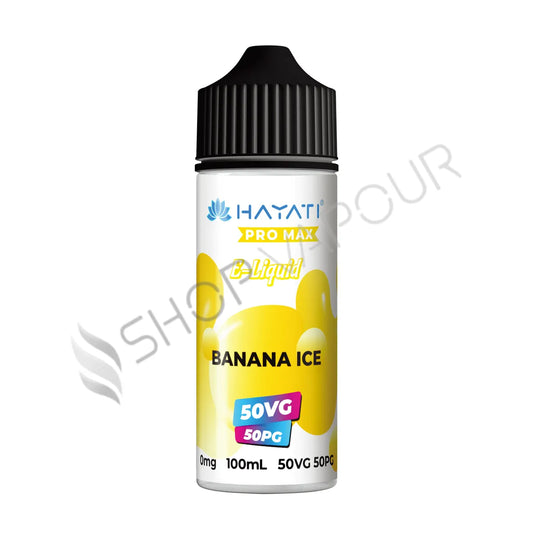 Banana Ice 100ml Shortfill E-Liquid by Hayati Pro Max