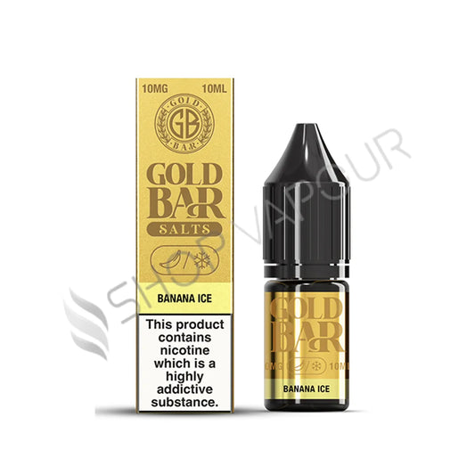 Banana Ice Nic Salt E-Liquid by Gold Bar Salts