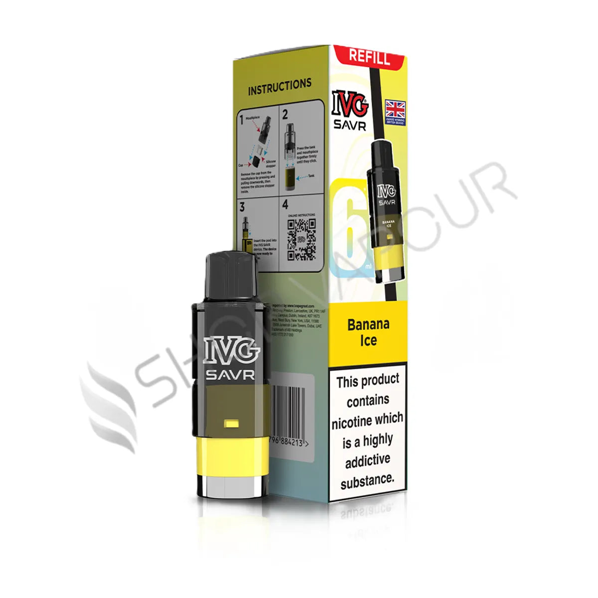 Banana Ice SAVR Prefilled Pod & Refill by IVG