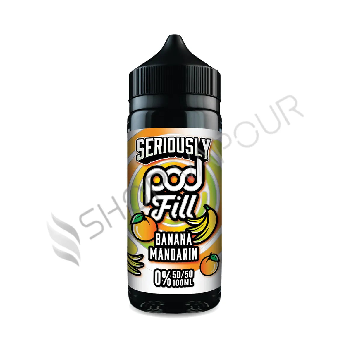 Banana Mandarin 100ml Shortfill E-Liquid by Seriously Pod Fill