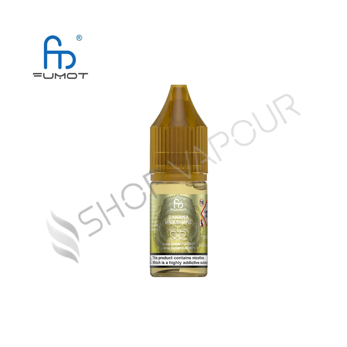 Banana Milkshake Nic Salt E-Liquid by RandM 7000