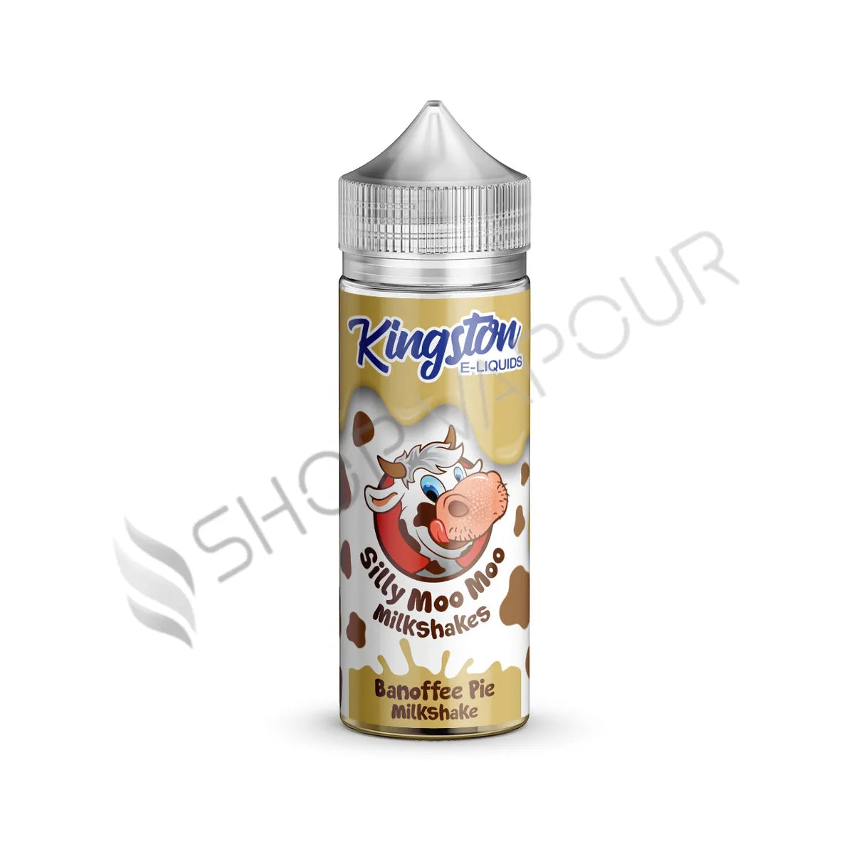 Banoffee Pie 100ml Shortfill E-Liquid by Kingston Silly Moo Moo