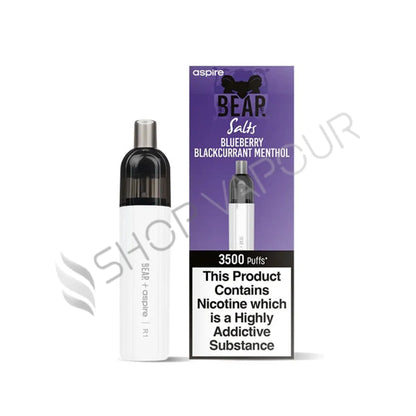 Bear Aspire R1 Disposable 3500 Puff Kit - Blueberry Blackcurrant Menthol