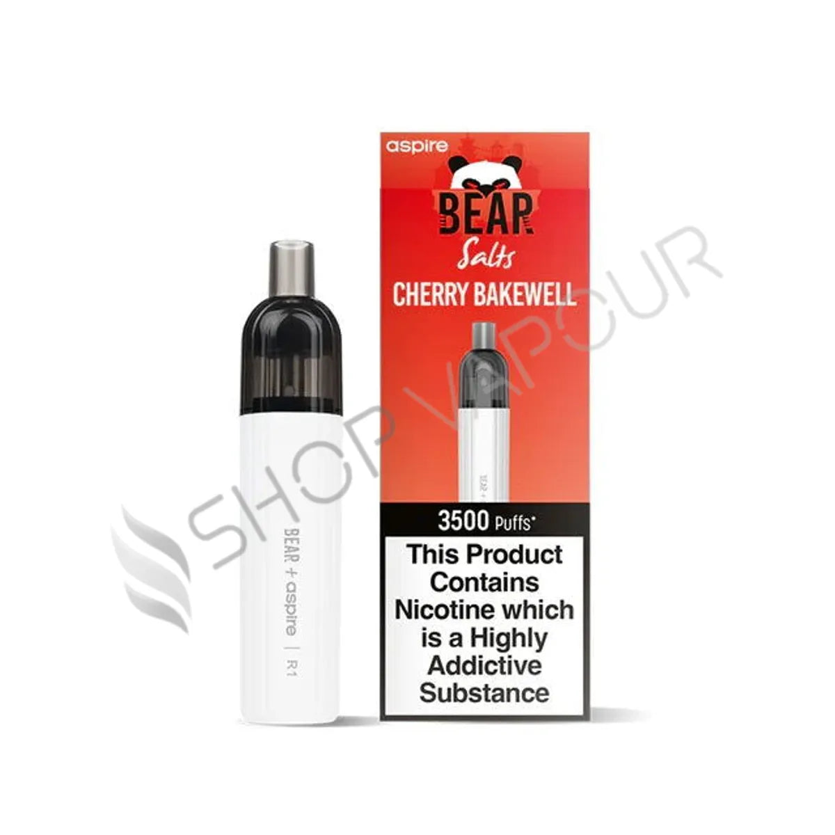 Bear Aspire R1 Disposable 3500 Puff Kit - Cherry Bakewell