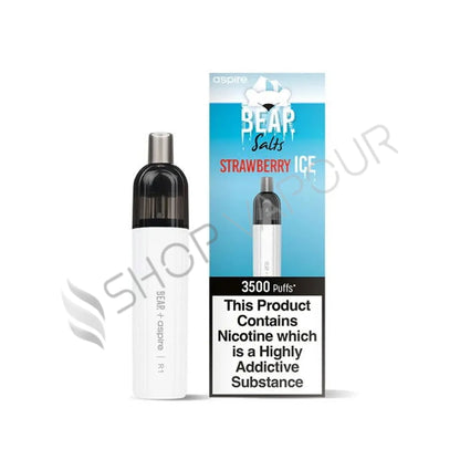 Bear Aspire R1 Disposable 3500 Puff Kit -  Strawberry Ice