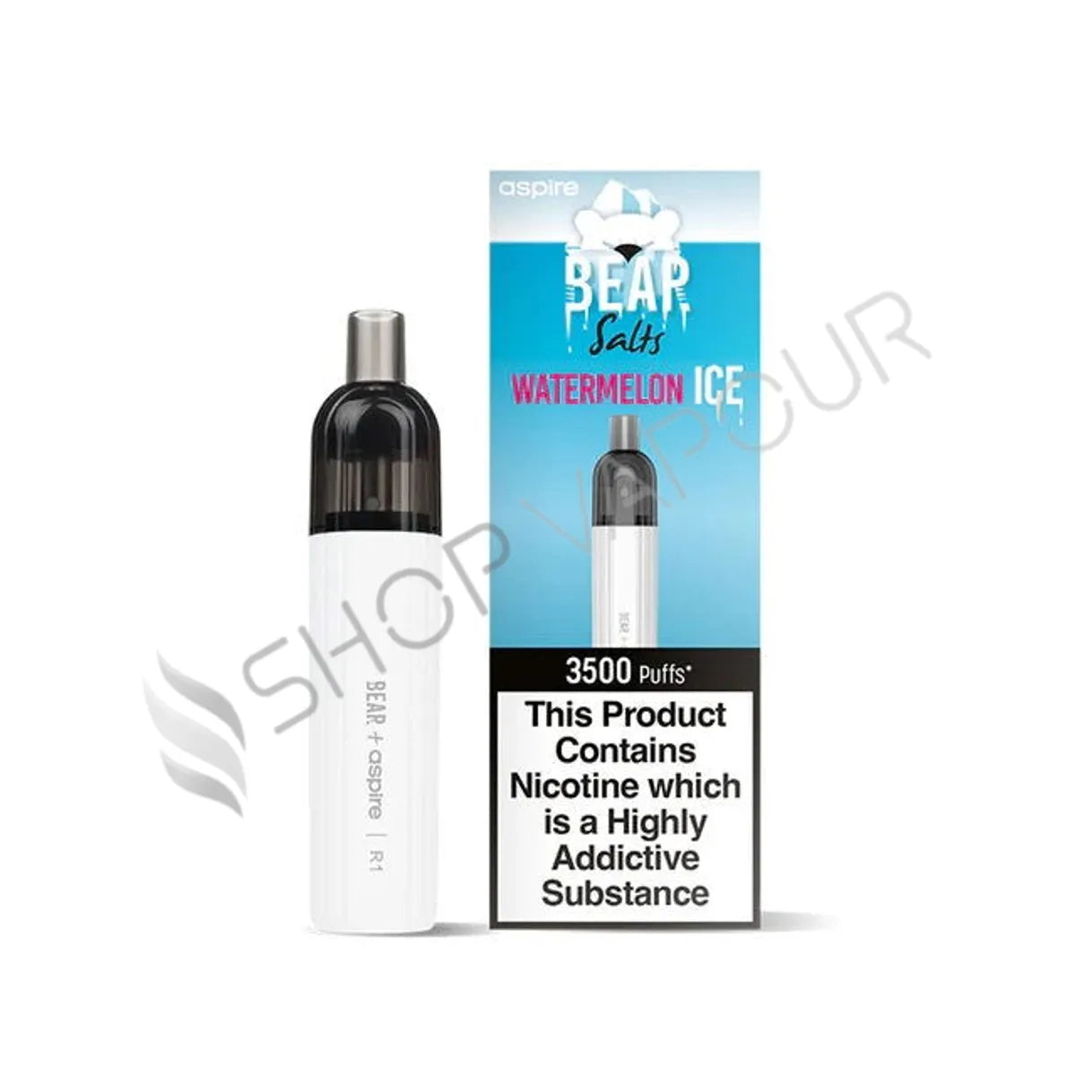 Bear Aspire R1 Disposable 3500 Puff Kit - Watermelon Ice