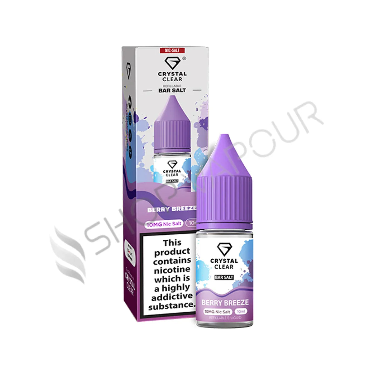 Berry Breeze Bar Salts Nic Salt by Crystal Clear