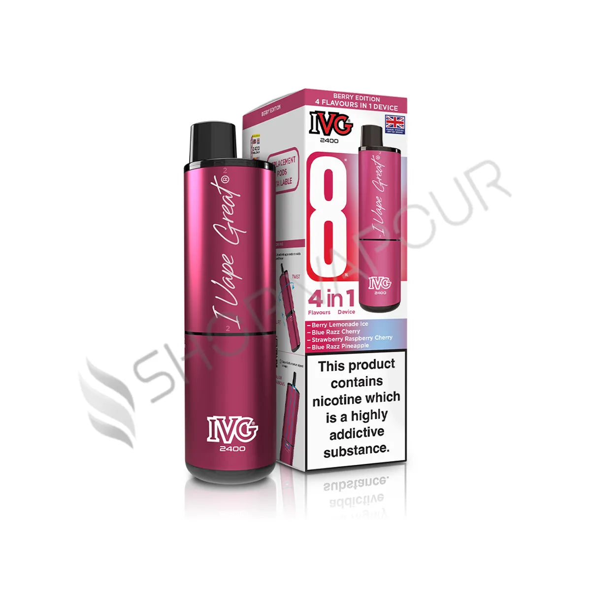 Berry Edition IVG 2400 Prefilled Pod Kit
