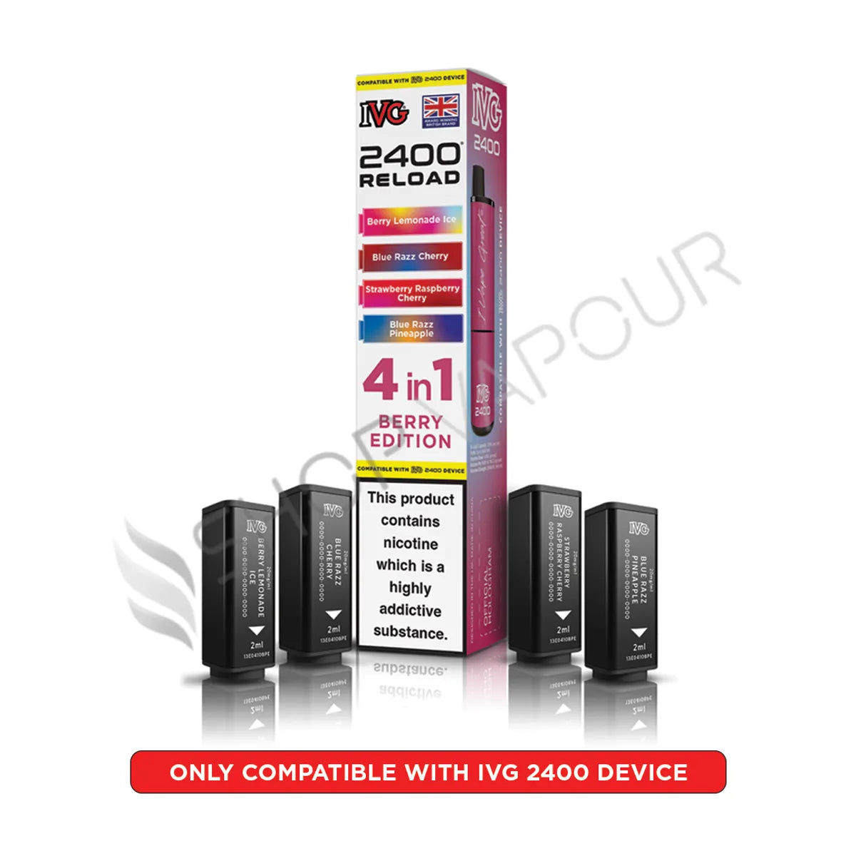 Berry Edition Reload Prefilled Pods by IVG 2400