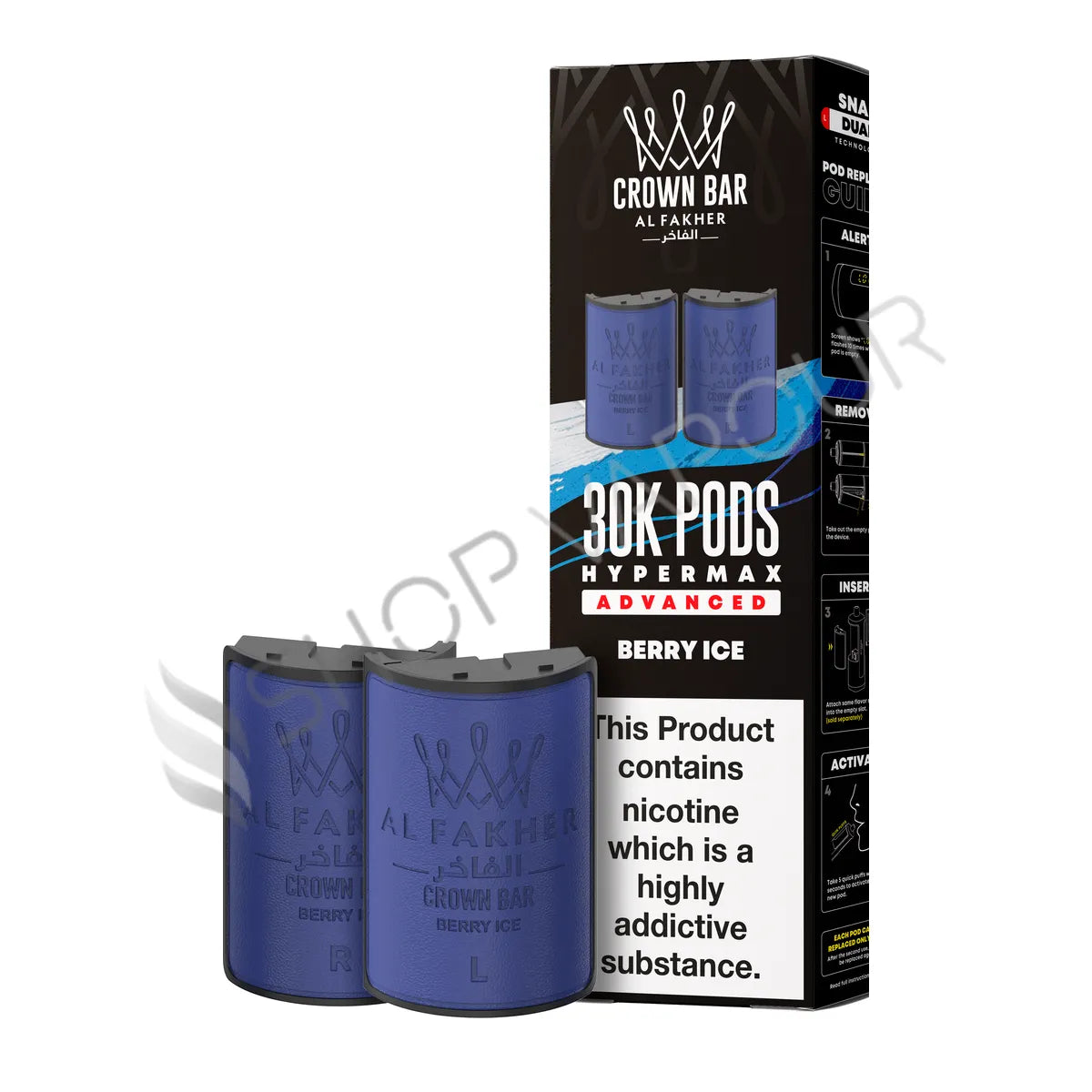 Berry Ice 30K Hypermax Prefilled Pod & Refill by Al Fakher