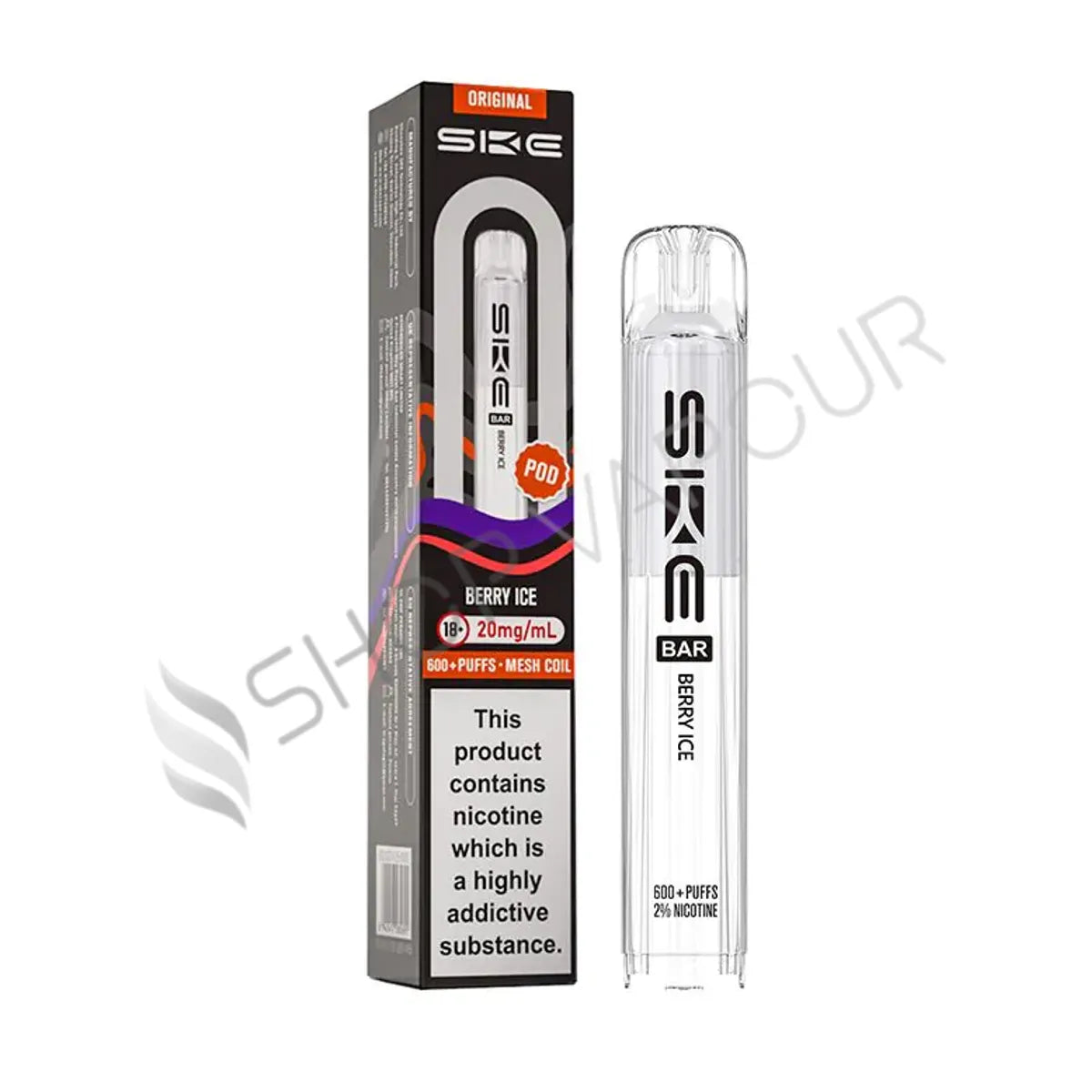 Berry Ice Crystal 600 Prefilled Pods by SKE
