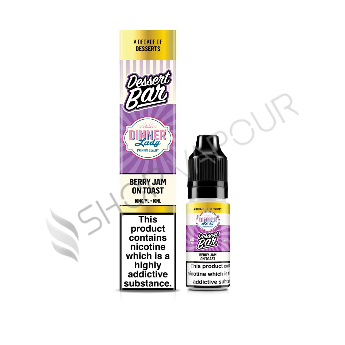 Berry Jam On Toast Nic Salt E-Liquid by Dinner Lady Dessert Bar Salts
