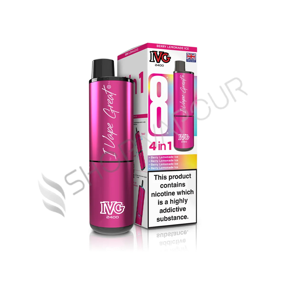 IVG 2400 4 in 1 Prefilled Pod Kit - Berry Lemonade