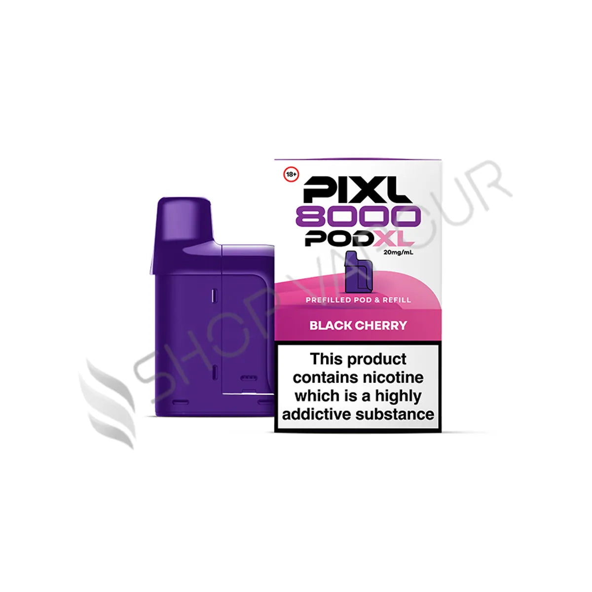 Black Cherry Pixl 8000 Prefilled Pod & Refill by Pixl