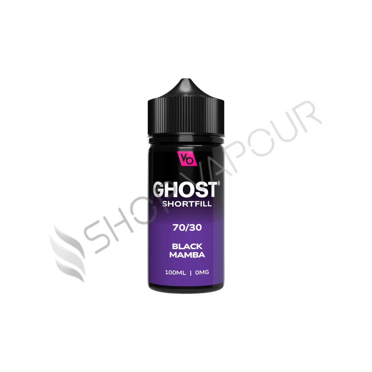 Black Mamba 100ml Shortfill E-Liquid by Vapes Bars Ghost