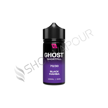 Black Mamba 100ml Shortfill E-Liquid by Vapes Bars Ghost