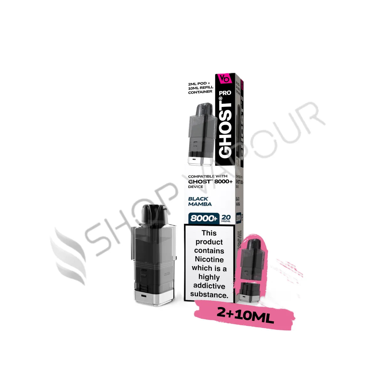 Black Mamba Pro 8000+ Prefilled Pod & Refill by Ghost