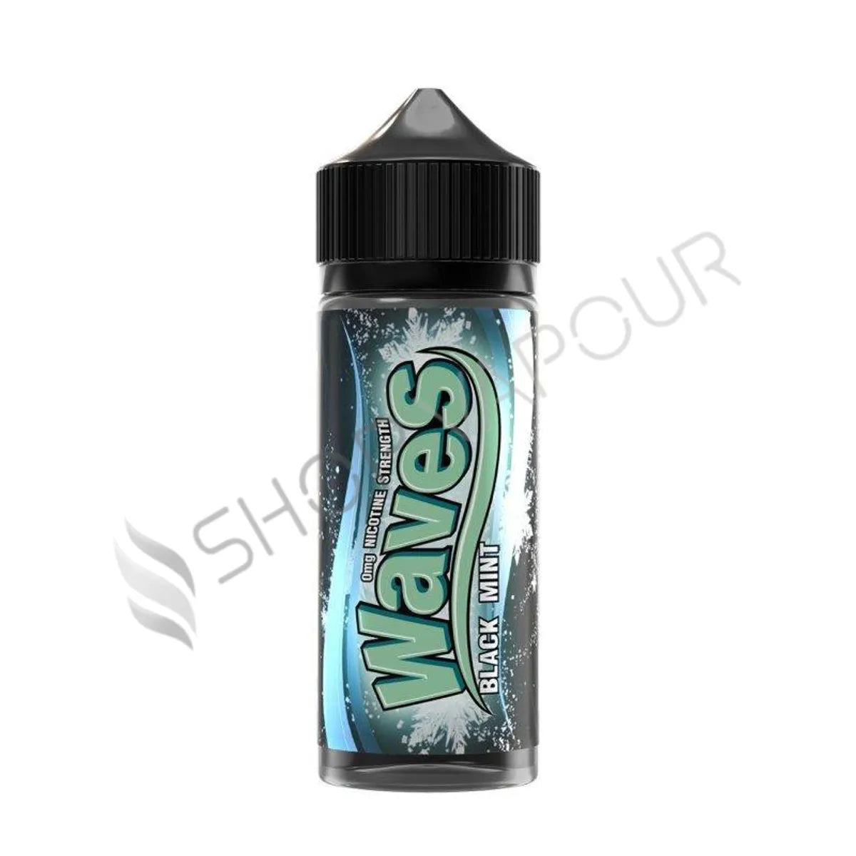 Black Mint 100ml Shortfill E-Liquid by Waves