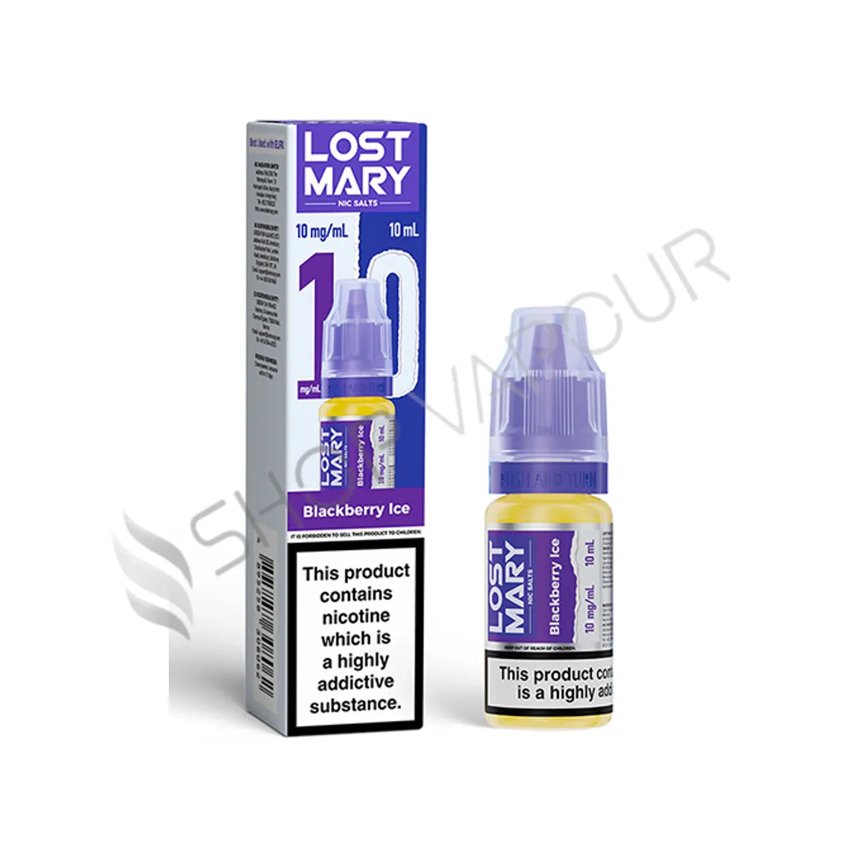 Blackberry Ice Nic Salt E-Liquid by Lost Mary