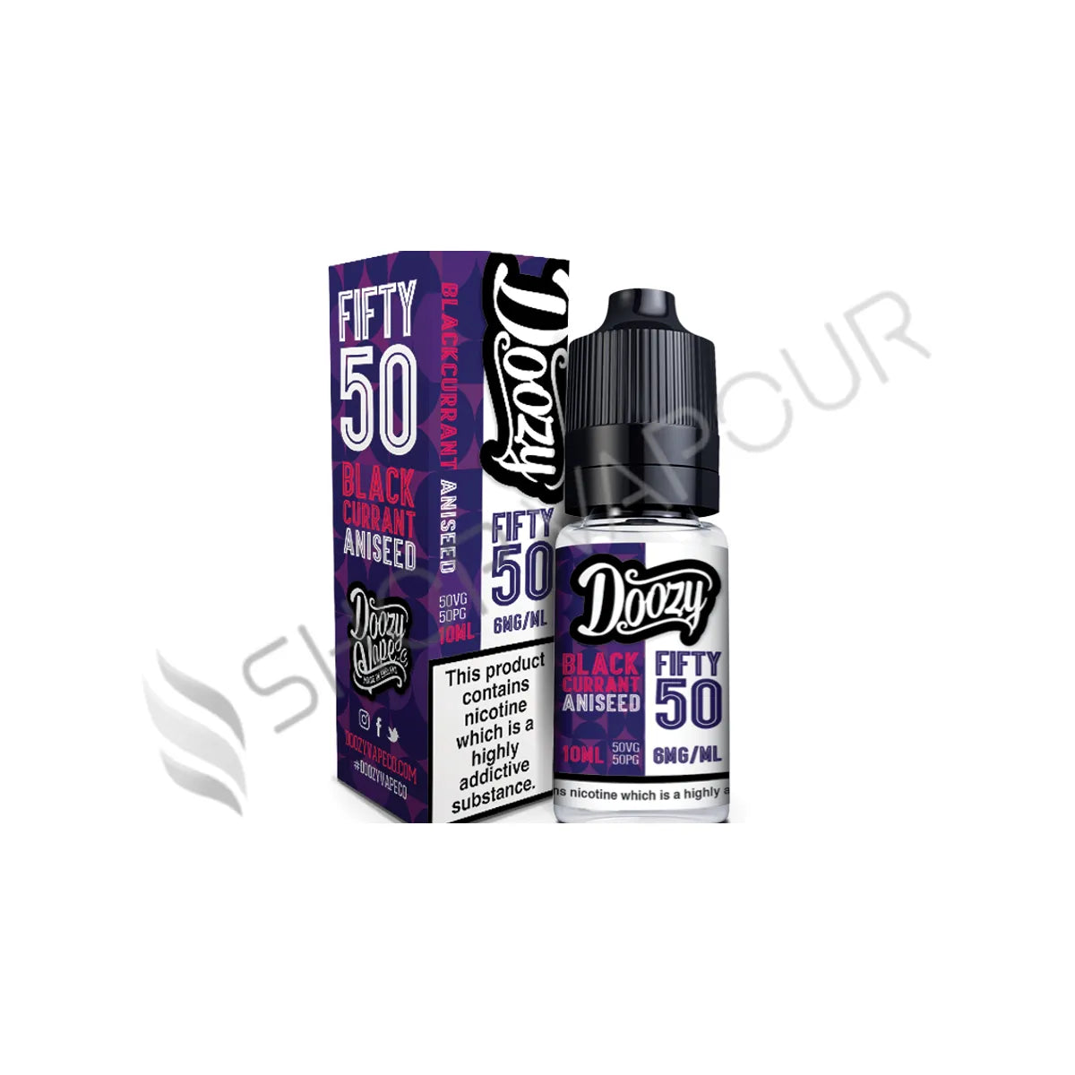 Blackcurrant Aniseed 10ml E-Liquid by Doozy Fifty 50