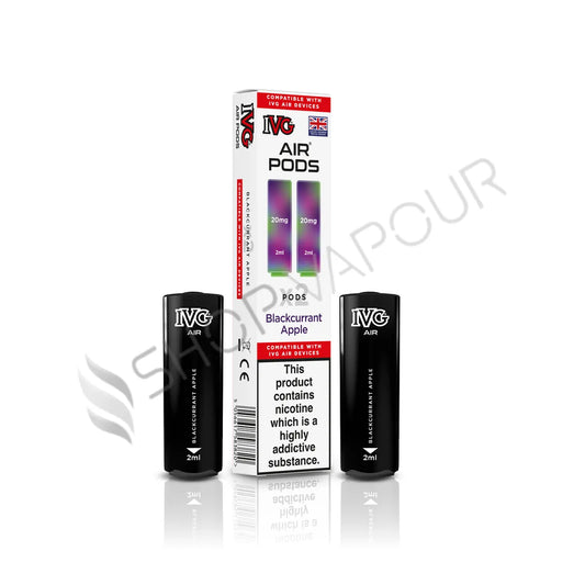 Blackcurrant Apple Prefilled Pods by IVG Air