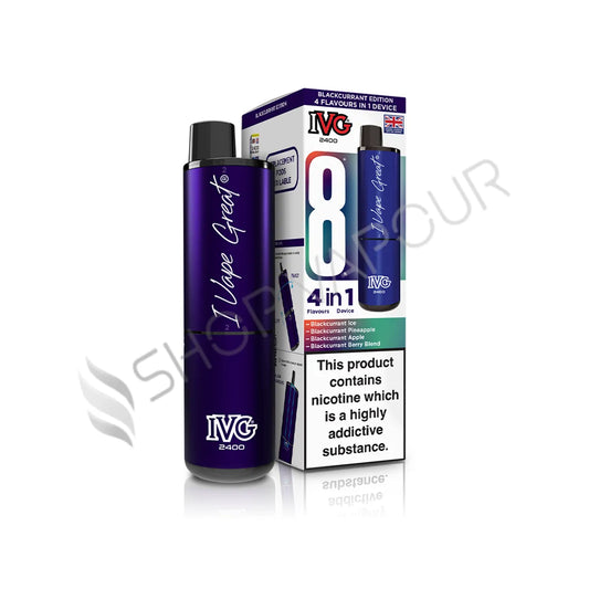 Blackcurrant Edition IVG 2400 Prefilled Pod Kit